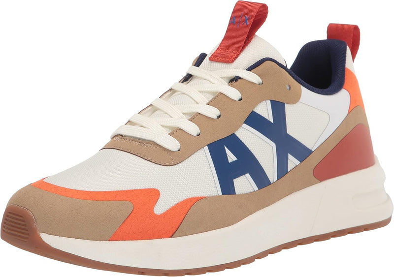 Armani Exchange Wood Cream Sneaker