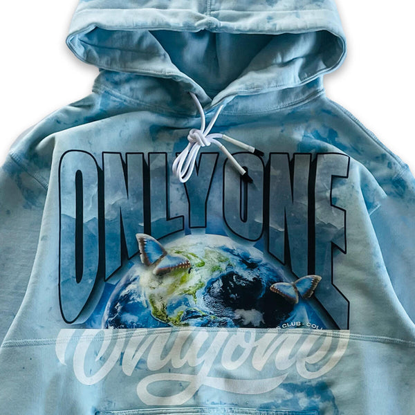 Only One Marble Washed Pullover Hoodie