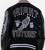 FIRST ROW MONO BRIGHT FUTURE VARSITY JACKET