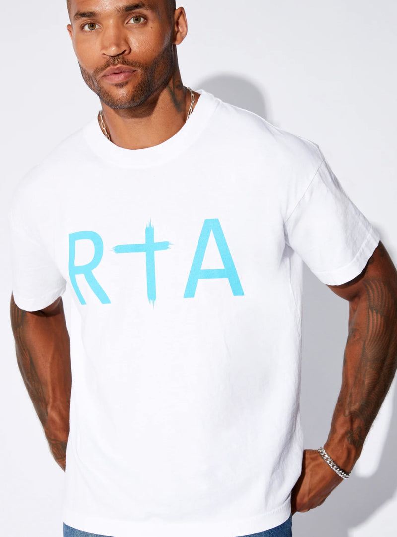 RTA SHORT SLEEVE TEE | BLUE FRONT LOGO