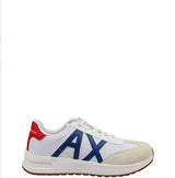 ARMANI EXCHANGE LEATHER SNEAKERS