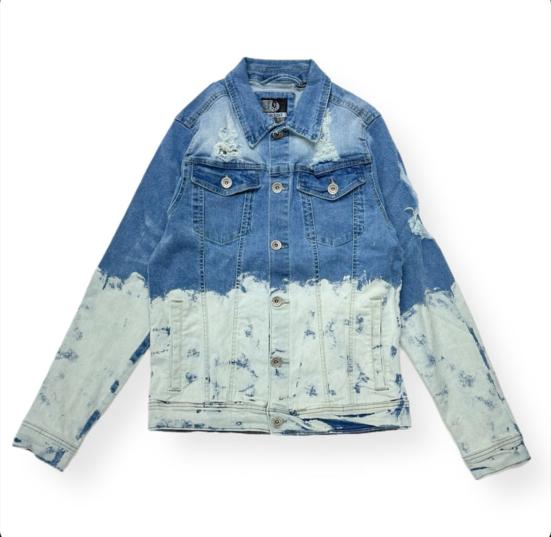 Black Pike Blue washed Denim Jacket