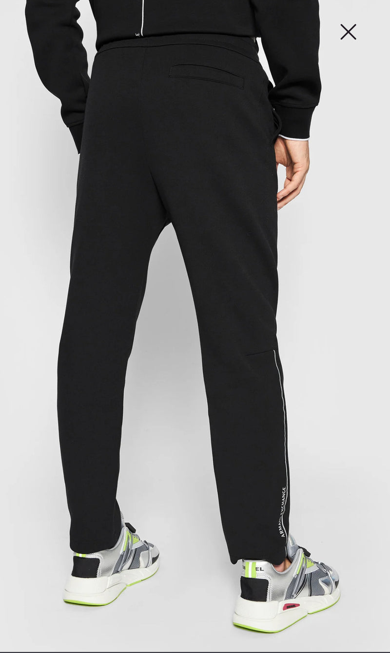 armani exchange black sweatpants