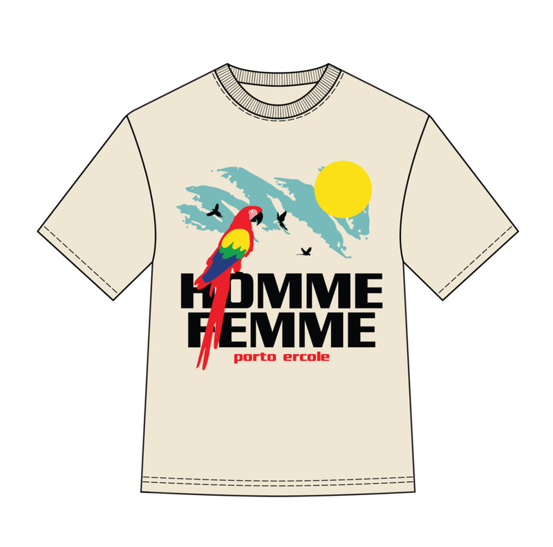 Homme Femme Parrot Tee