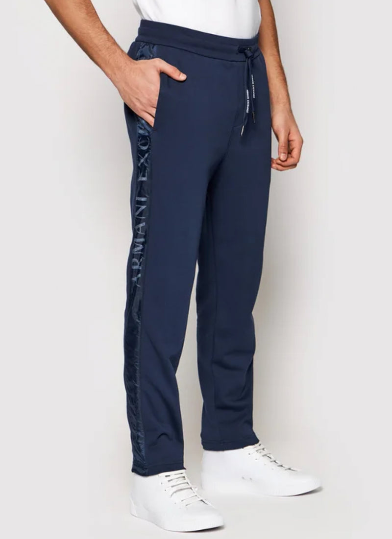 armani exchange navy trouser