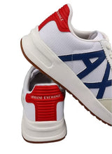 ARMANI EXCHANGE LEATHER SNEAKERS