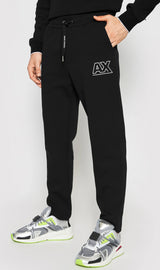 armani exchange black sweatpants