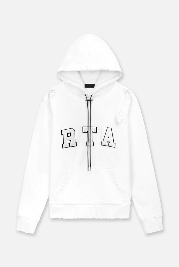 Rta MARKUS HOODIE | WHITE COLLEGIATE