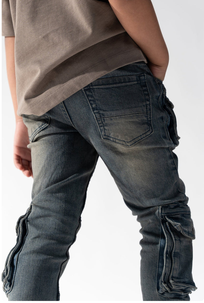 SERENEDE "KIDS METEORITE" CARGO JEANS