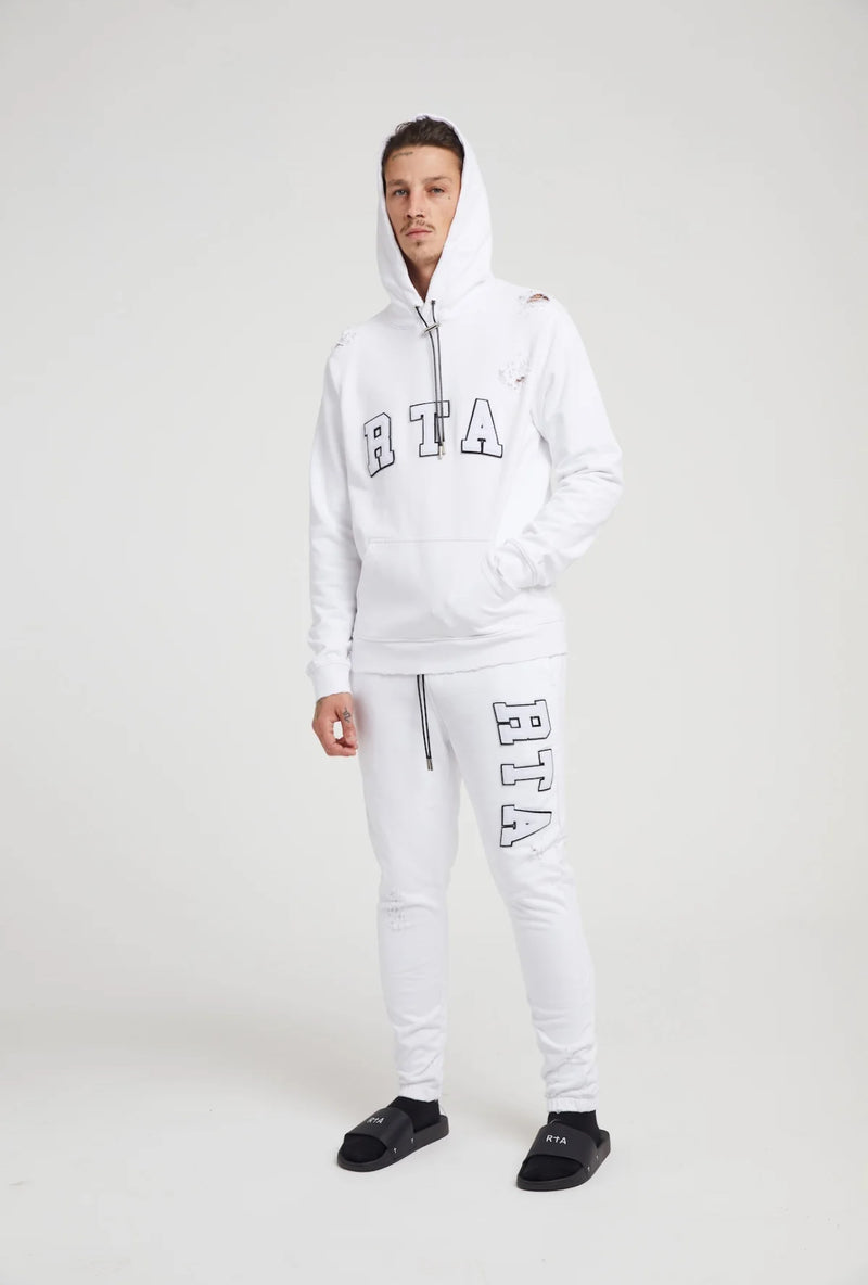 Rta OWEN SWEATPANT | WHITE COLLEGIATE