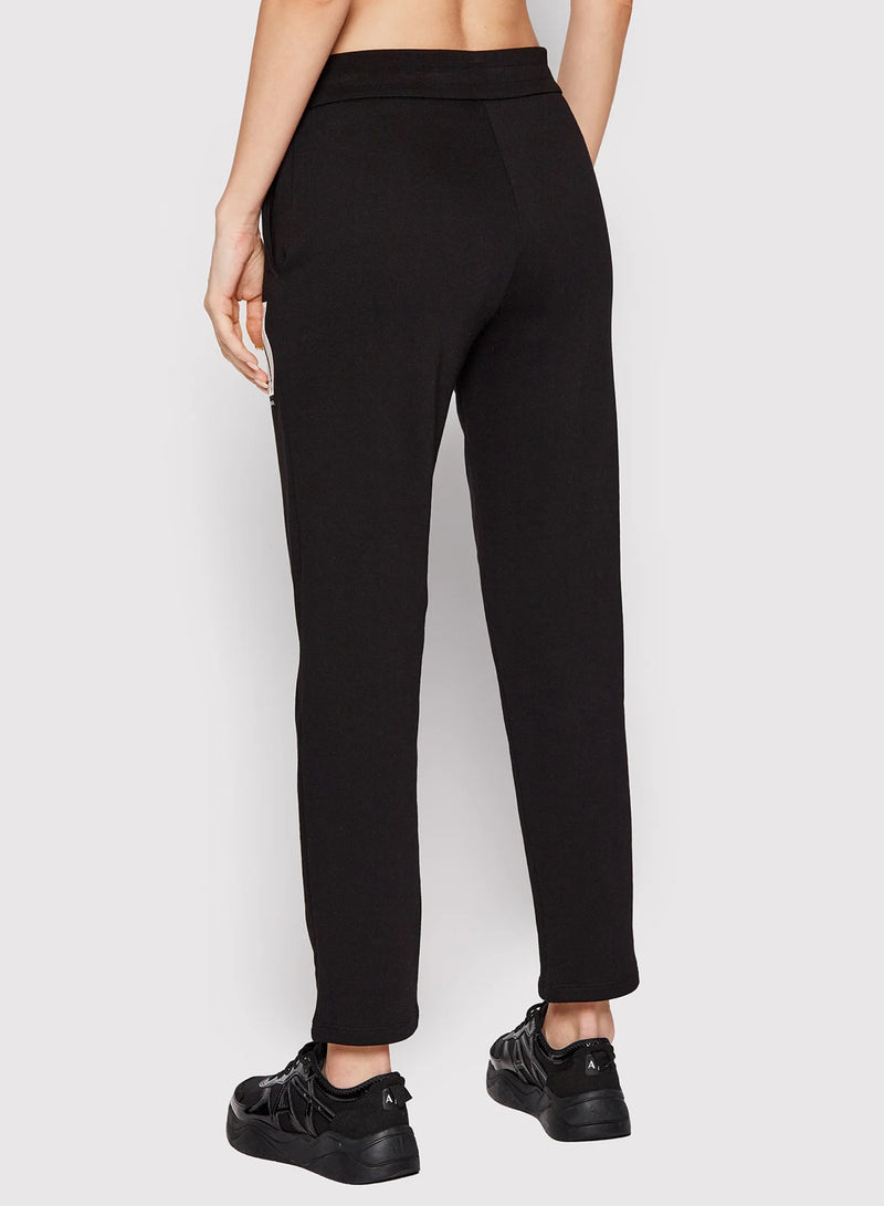 armani exchange black white women trouser