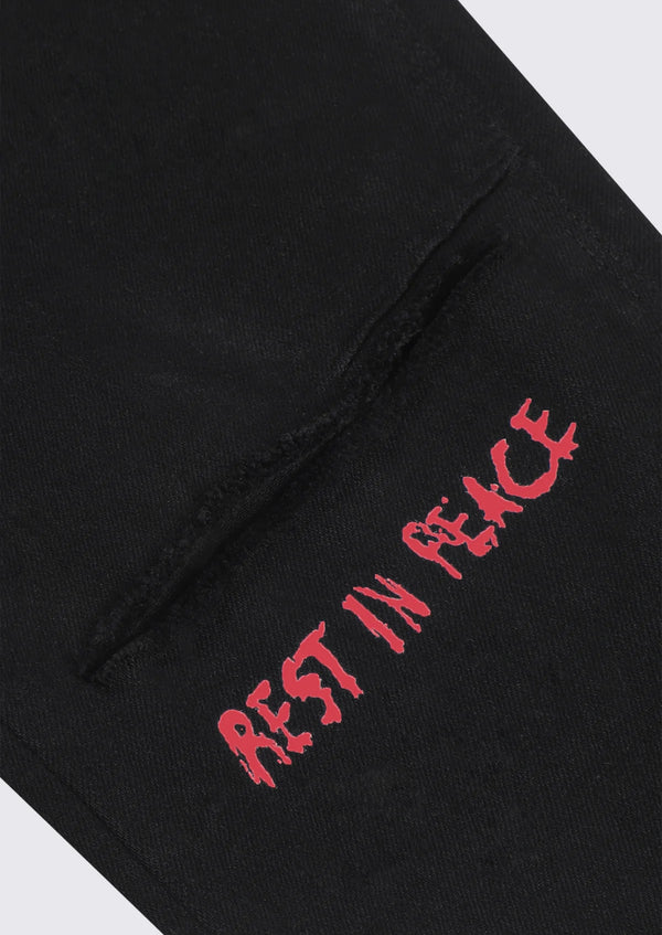 RTA BRYANT JEAN | BLACK RED R.I.P.