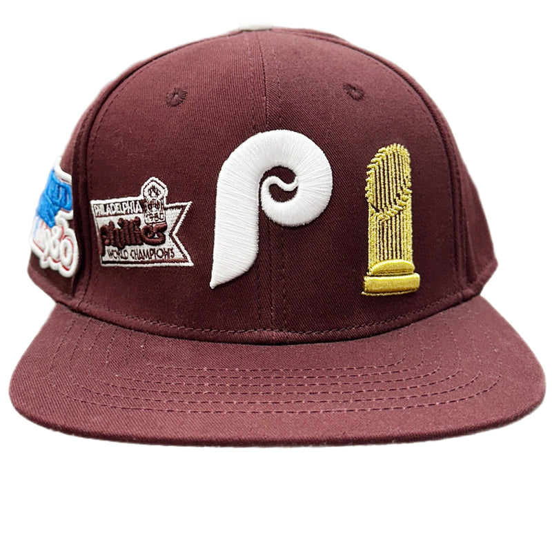 Pro Standard Phillies Wolrd series Champion 1980 Maroon Snap Back back Hat