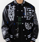 FIRST ROW MONO BRIGHT FUTURE VARSITY JACKET