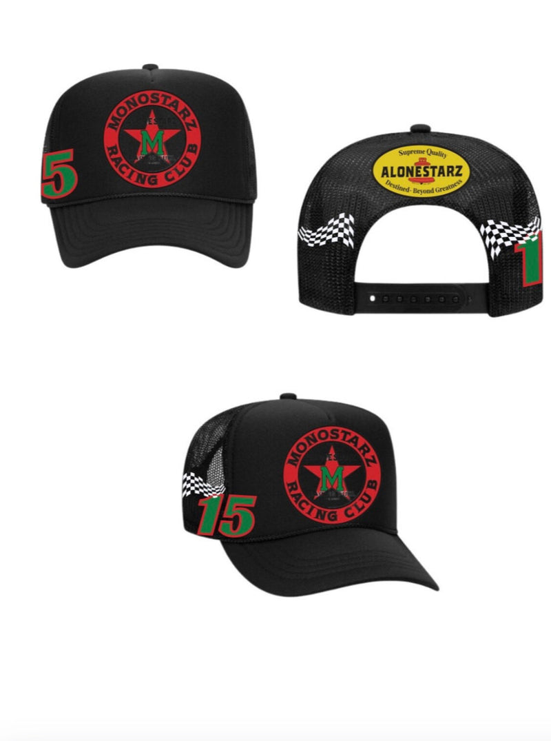 MONOSTARZ RACING CAP BLK