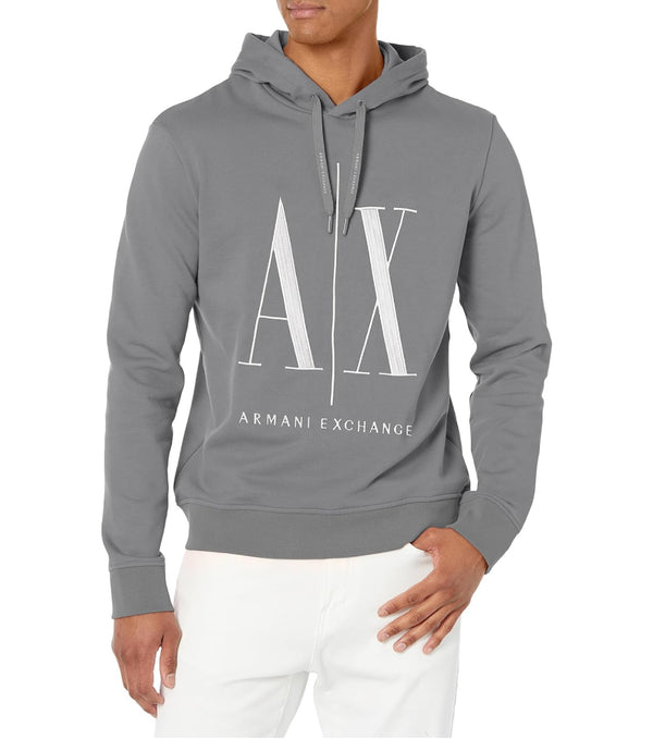 armani exchange grey hoodie