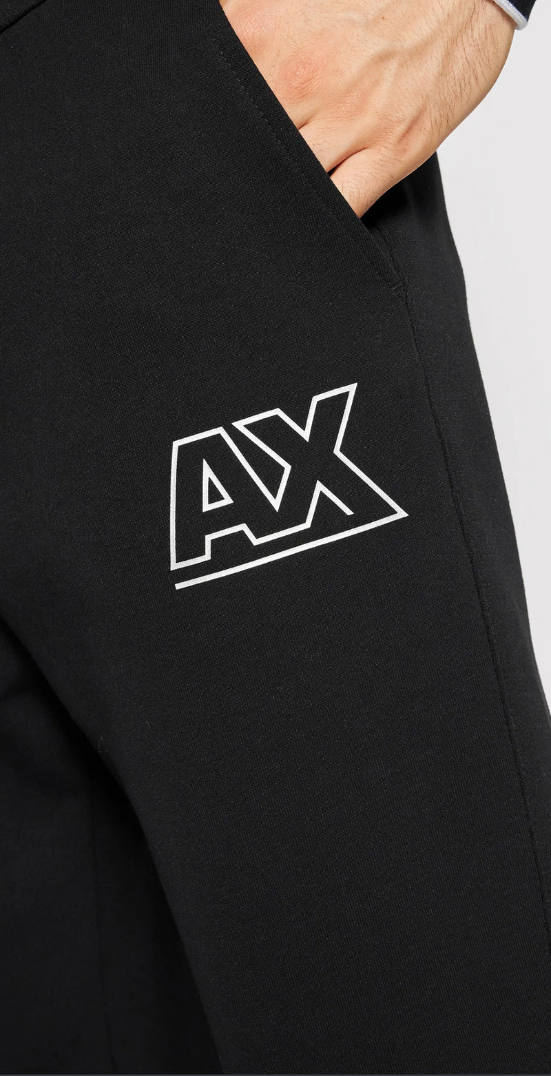 armani exchange black sweatpants