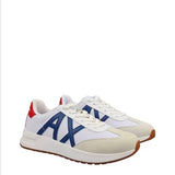 ARMANI EXCHANGE LEATHER SNEAKERS