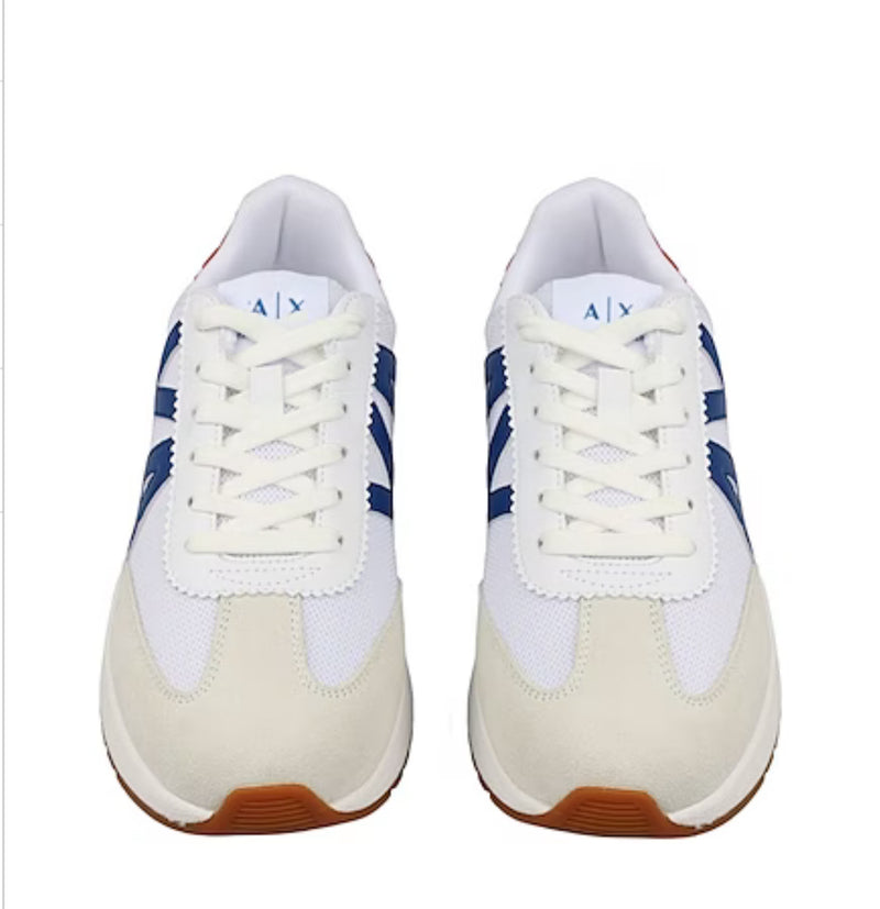 ARMANI EXCHANGE LEATHER SNEAKERS