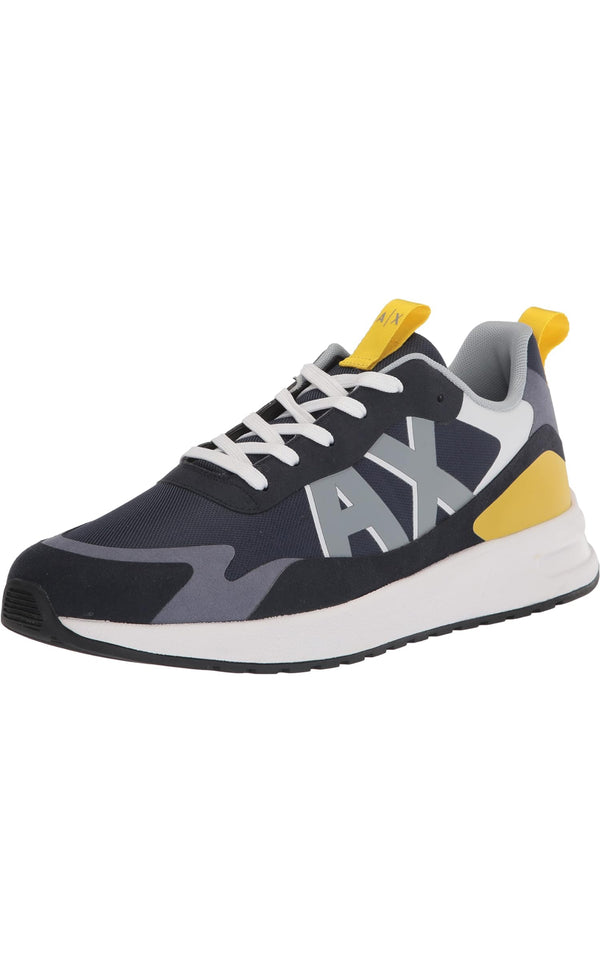 ARMANI EXCHANGE Men's Pop Color Fashion Sneakers