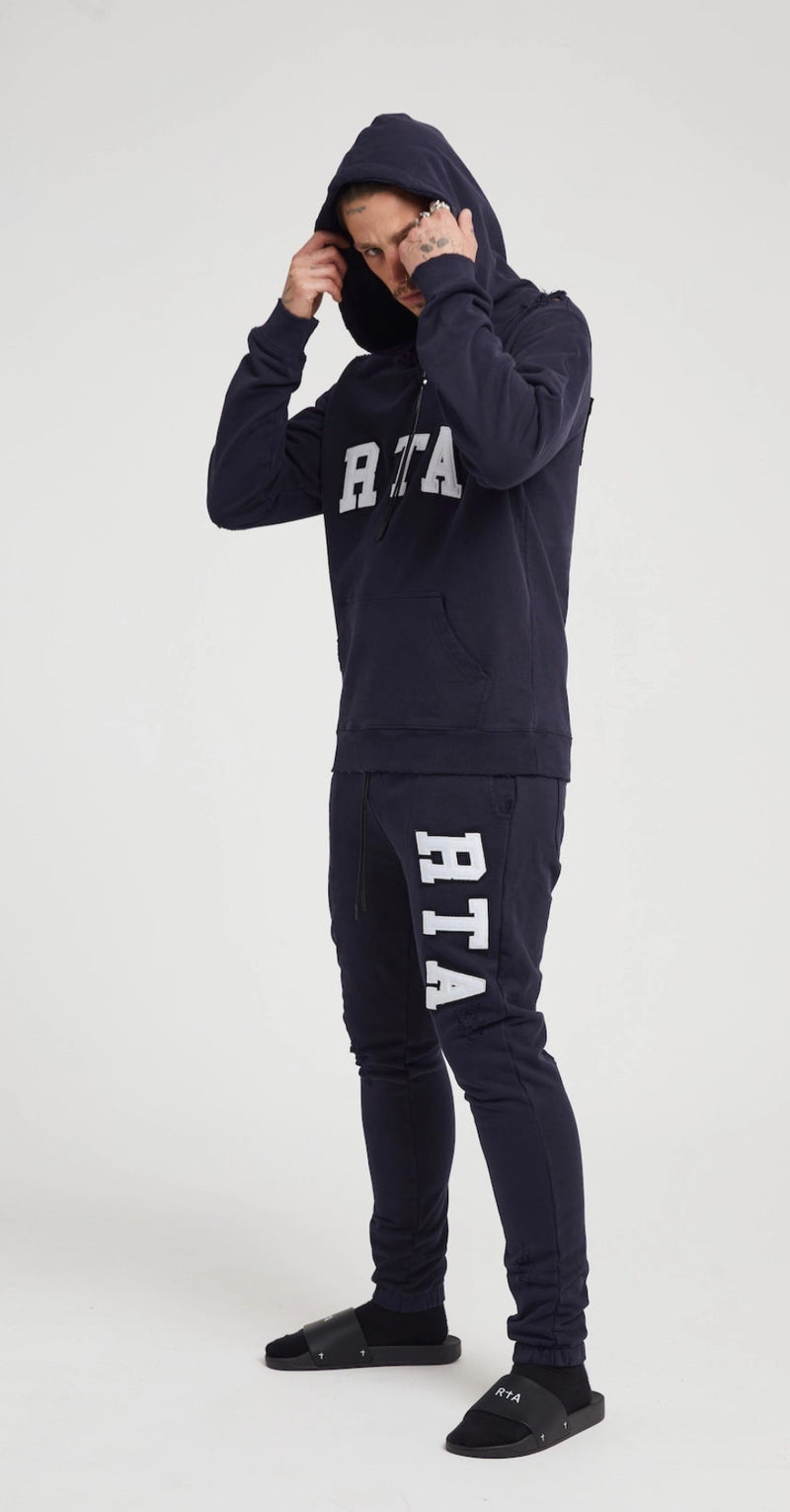 Rta OWEN SWEATPANT | NAVY COLLEGIATE