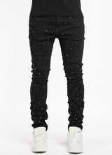 Guapi Black Embellished Denim