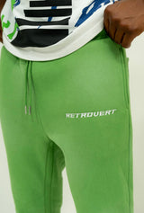 RETROVERT FLARE GREEN SWEATPANTS