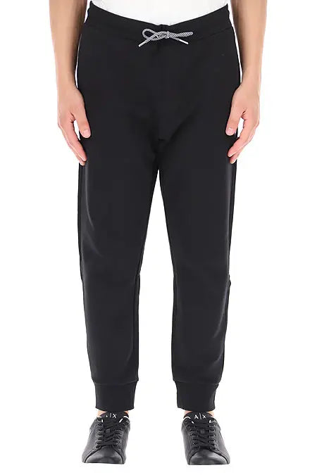 armani exchange black trousers