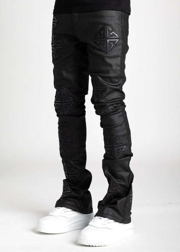 Guapi Obsidian Black Icon Stacked Denim