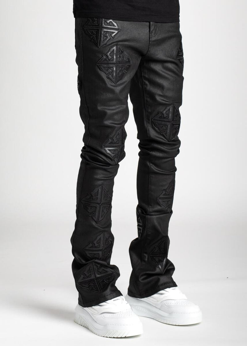 Guapi Obsidian Black Icon Stacked Denim