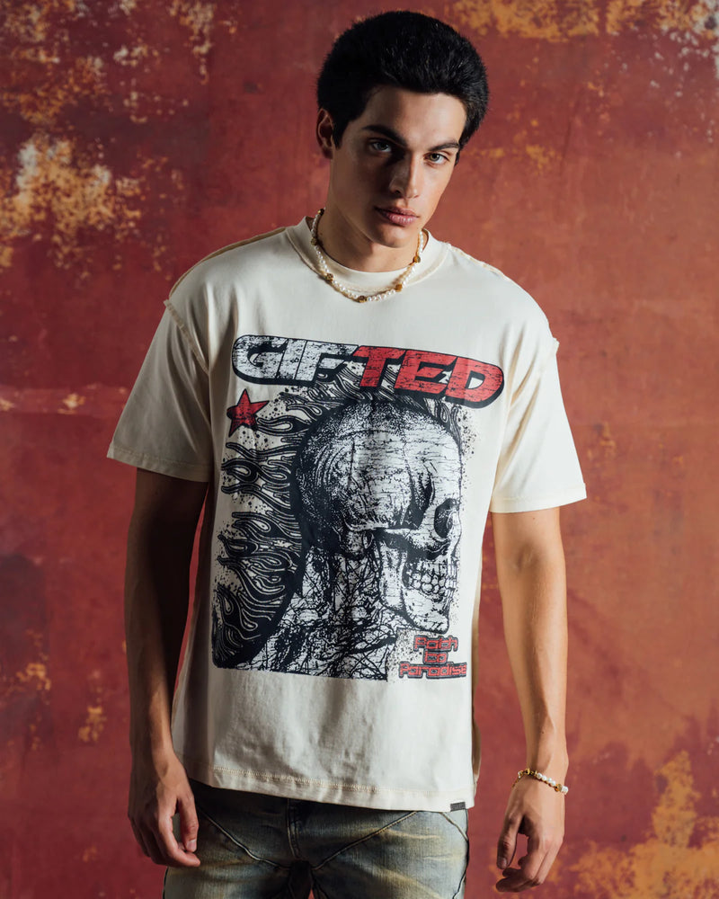 Gftd LA ASHES TEE - BONE