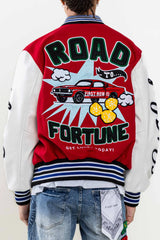 First Row GET LUCKY TODAY VARSITY JACKET (FRJ0044)