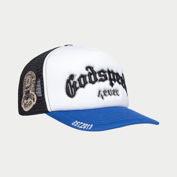 Godspeed Forever Foam Trucker Hat (Blk/Royal)