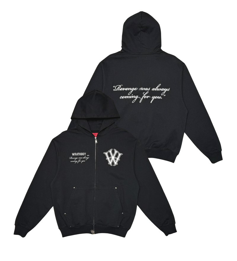 WRATHBOY REVENGE COMING HOODIE ZIP