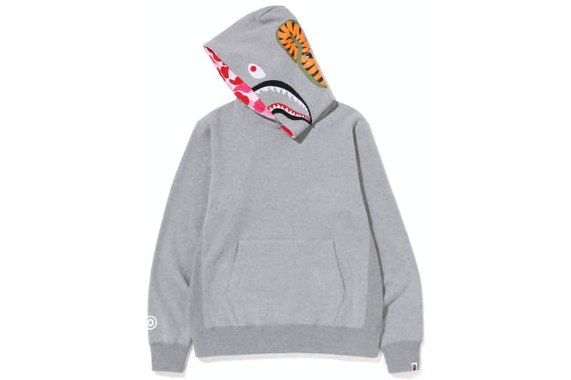 BAPE Shark Pullover Inside Camo Hoodie
Grey Pink