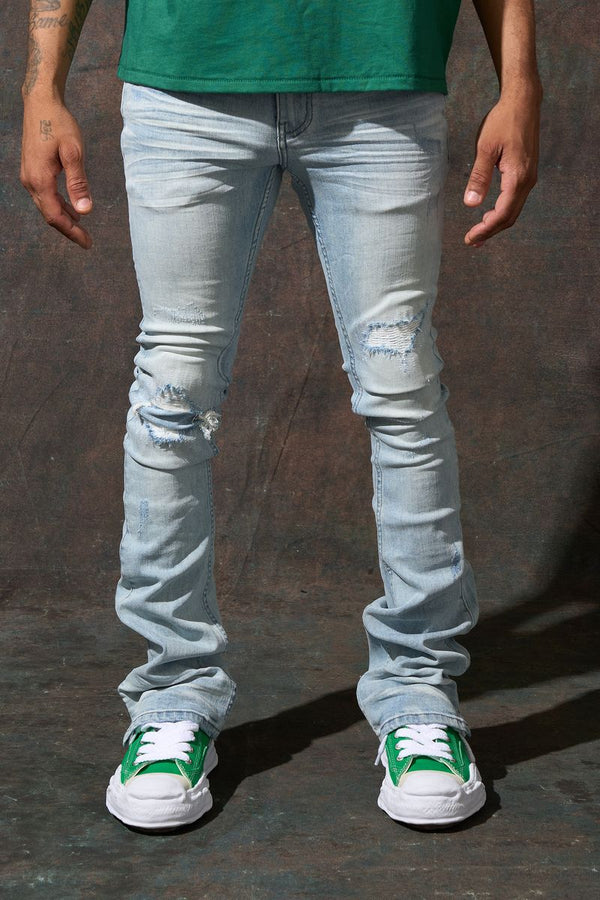 Serenede 'Azul'' Stacked Jeans