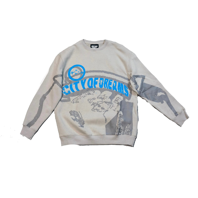 Retrovert POPULATION CREWNECK Gray