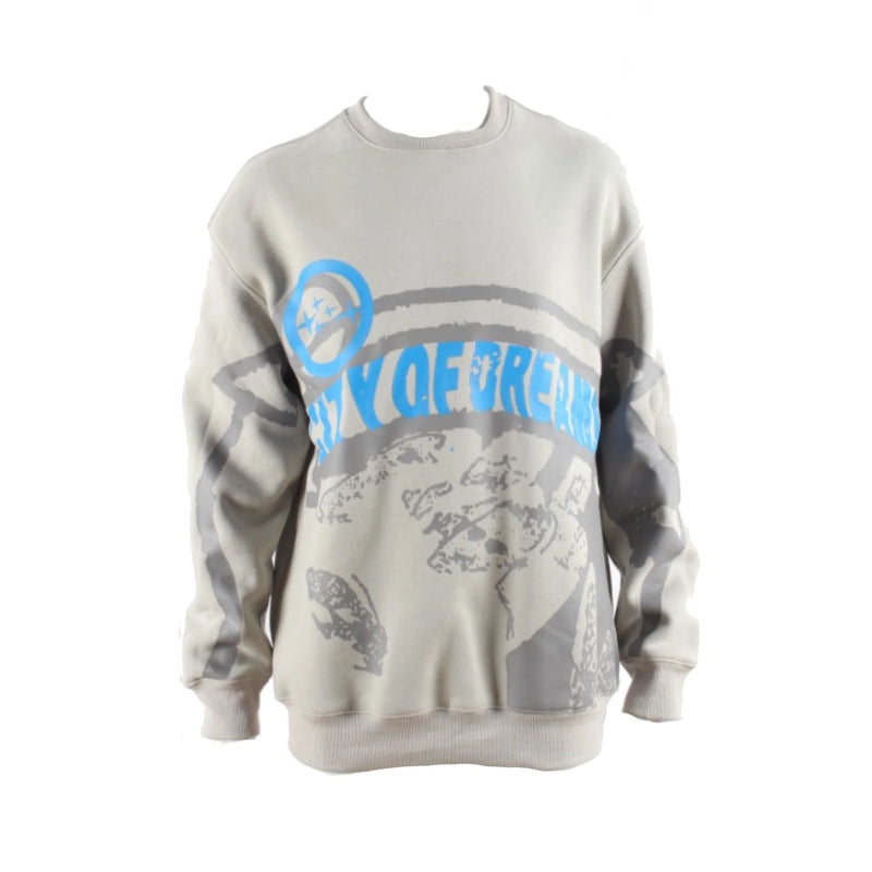 Retrovert POPULATION CREWNECK Gray