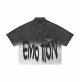 Mixed Emotions Black “XIX” Button Up Shirt