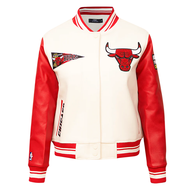 Pro standard CHICAGO BULLS RETRO CLASSIC RIB WOOL VARSITY JACKET