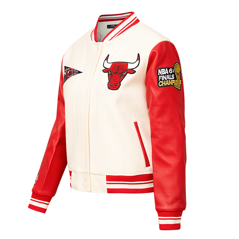 Pro standard CHICAGO BULLS RETRO CLASSIC RIB WOOL VARSITY JACKET