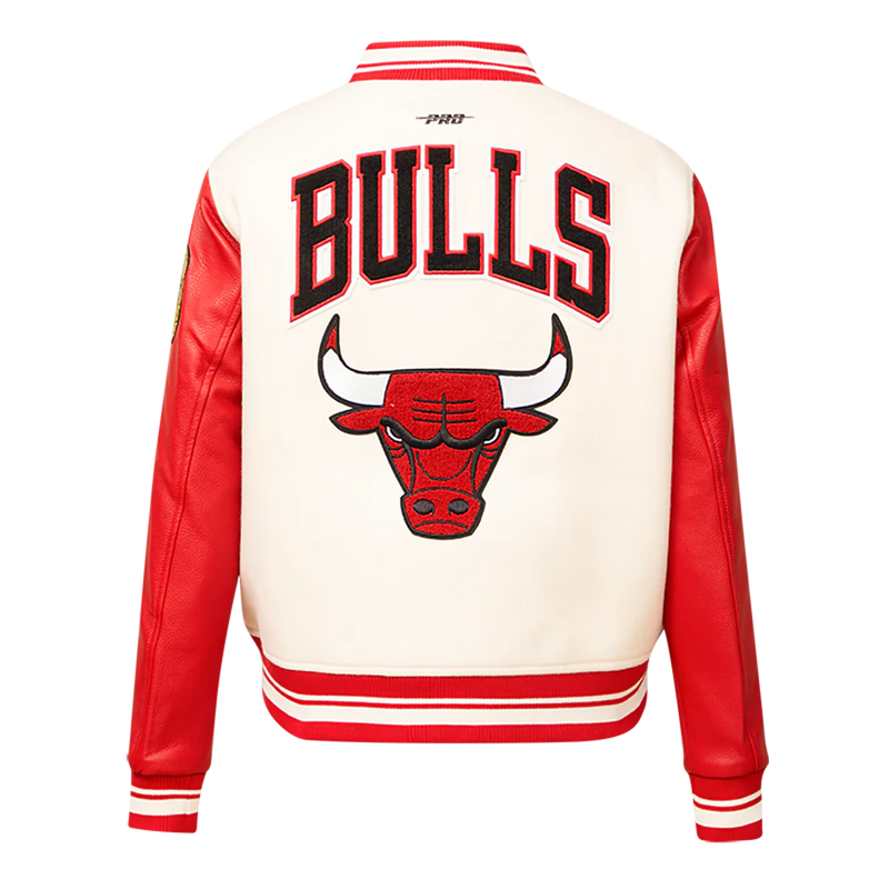 Pro standard CHICAGO BULLS RETRO CLASSIC RIB WOOL VARSITY JACKET