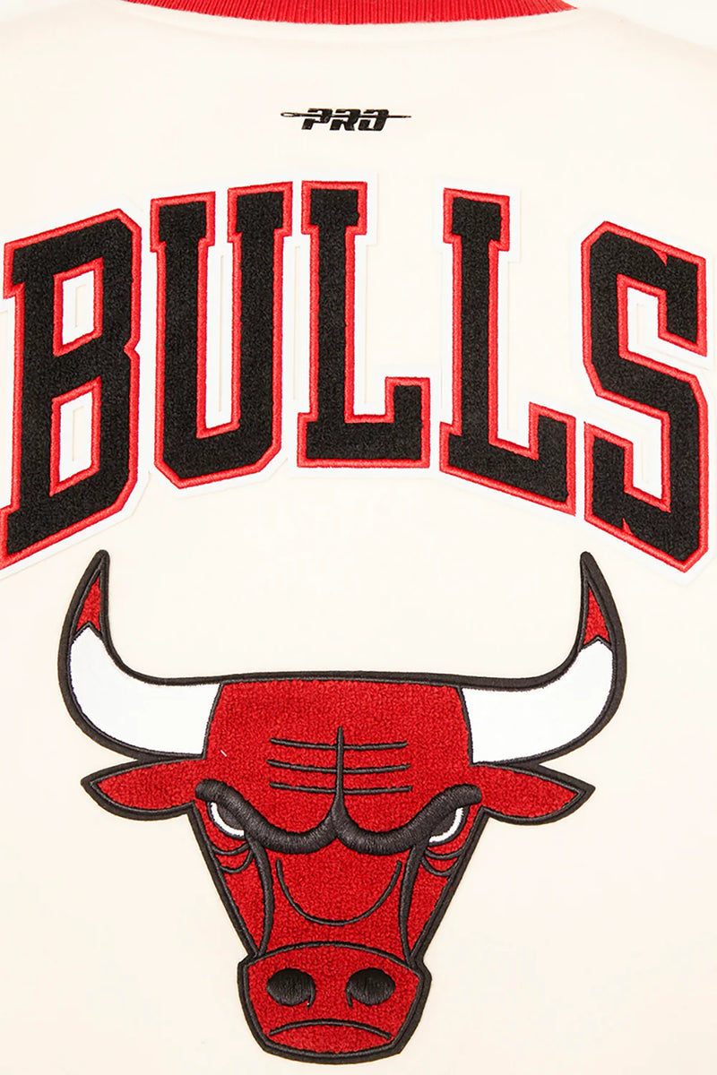 Pro standard CHICAGO BULLS RETRO CLASSIC RIB WOOL VARSITY JACKET