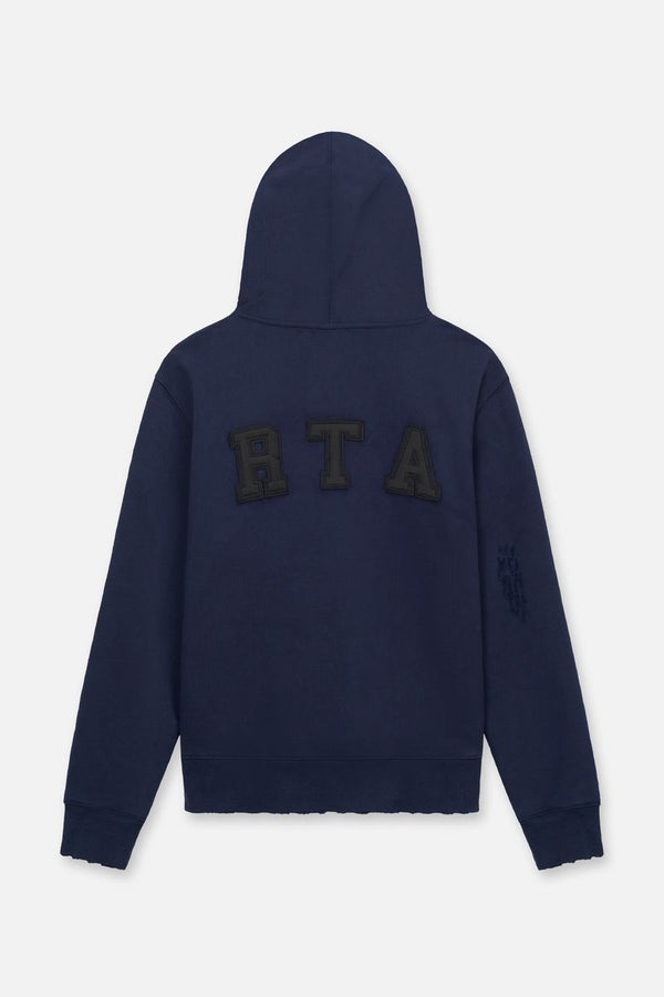 Rta MARKUS HOODIE | NAVY COLLEGIATE