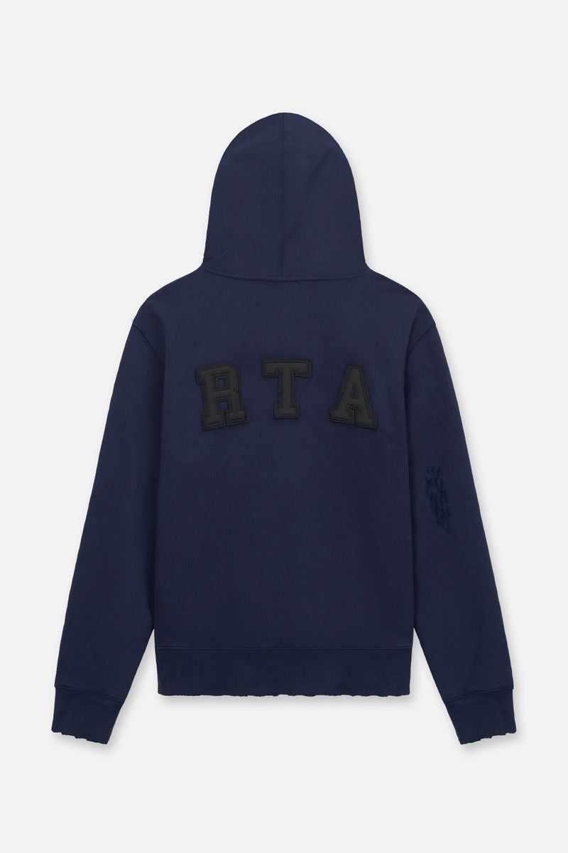 Rta MARKUS HOODIE | NAVY COLLEGIATE