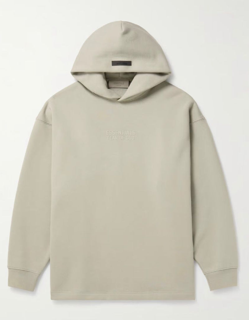 FEAR OF GOD ESSENTIALS
Logo-Appliquéd Cotton-Blend Jersey Hoodie