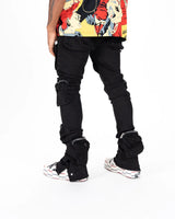 PHEELINGS

"JOURNEY TO GREATNESS" CARGO FLARE STACK DENIM