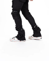 PHEELINGS

"JOURNEY TO GREATNESS" CARGO FLARE STACK DENIM