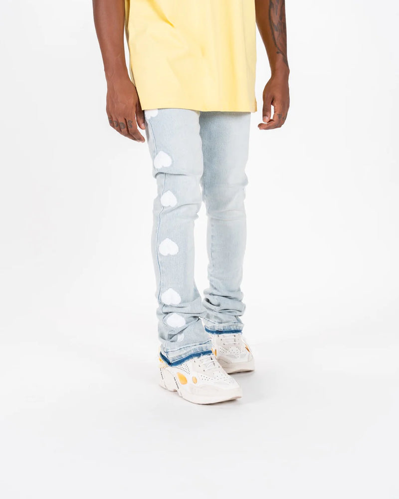 PHEELINGS

"HEARTBEAT OF SUCCESS" FLARE STACK DENIM