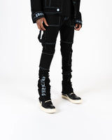 PHEELINGS "DEFYING ODDS" CARGO FLARE STACK DENIM